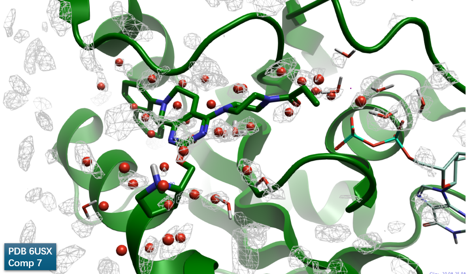 6USX结合位点处GIST计算结果