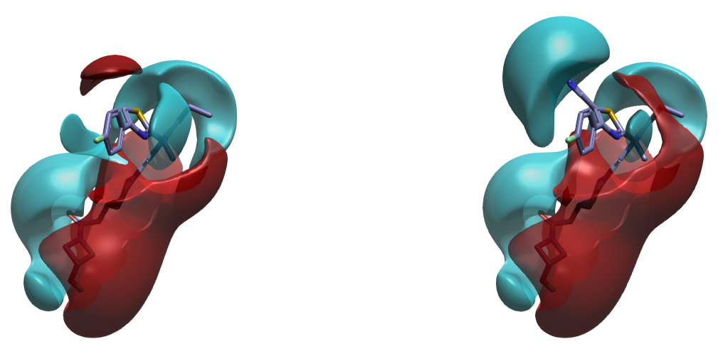 化合物1、2配体场