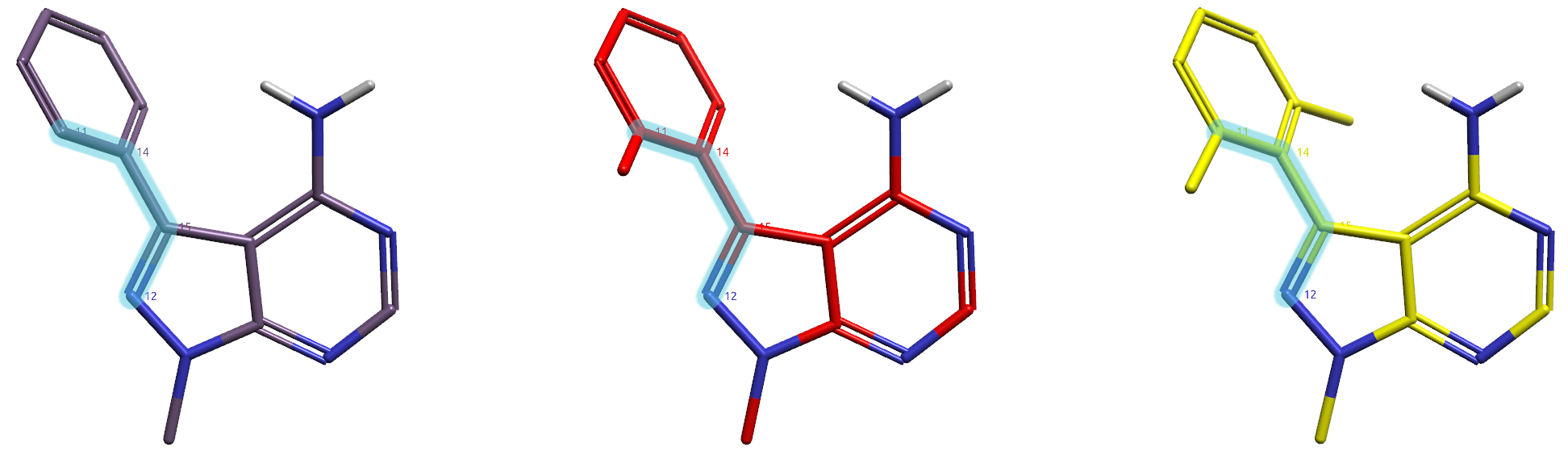 构象设计：ibrutinib及其衍生物的模型分子
