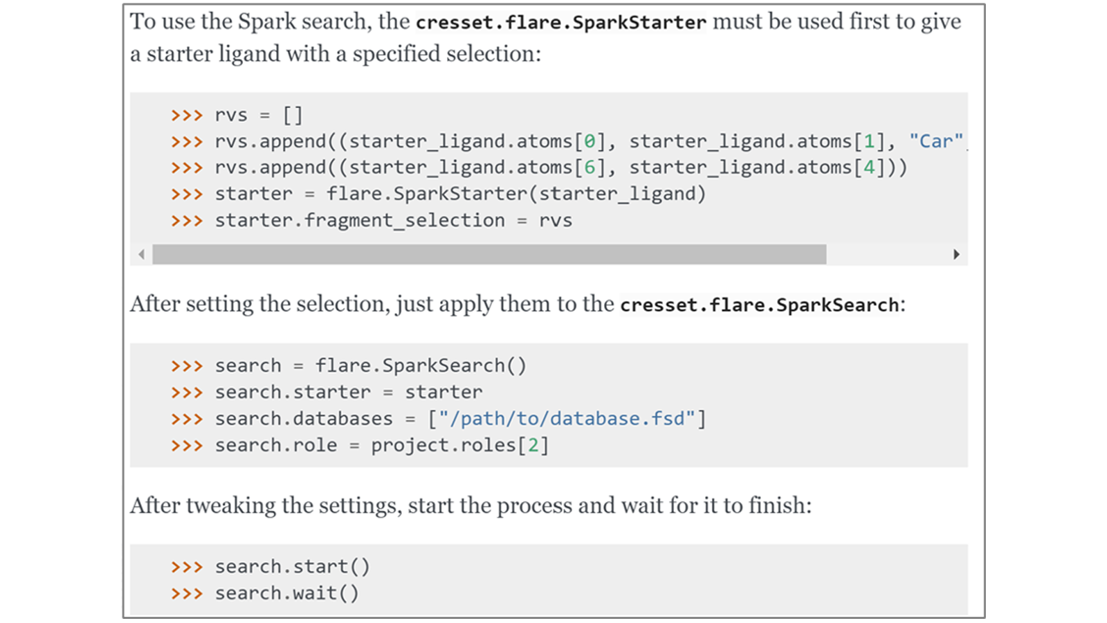 所有的Spark特性都可从Flare Python API获取