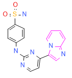 PDB 1OIT配体中以粉色显示部分的生物电子等排体替换