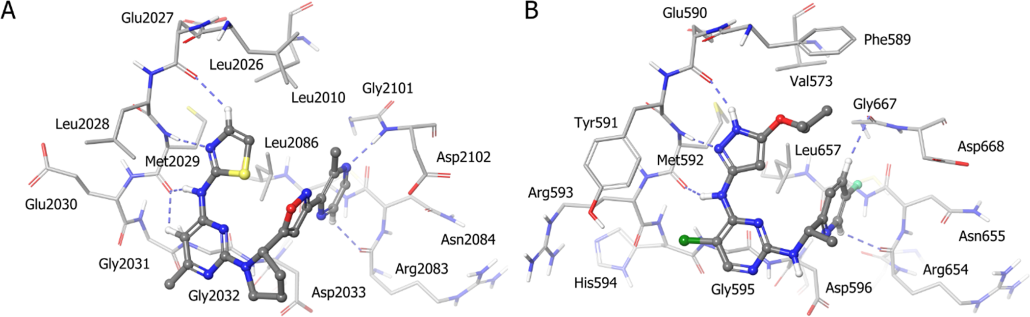 ROS1与化合物1的共晶结构PDB 7Z5W