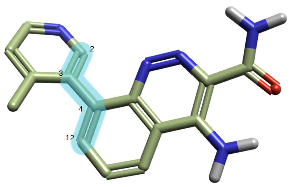 算例分子——PDB 4ZLZ 配体