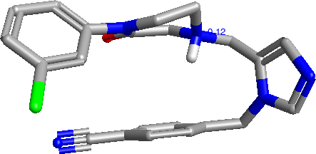 PDB 1S63配体的生物活性构象